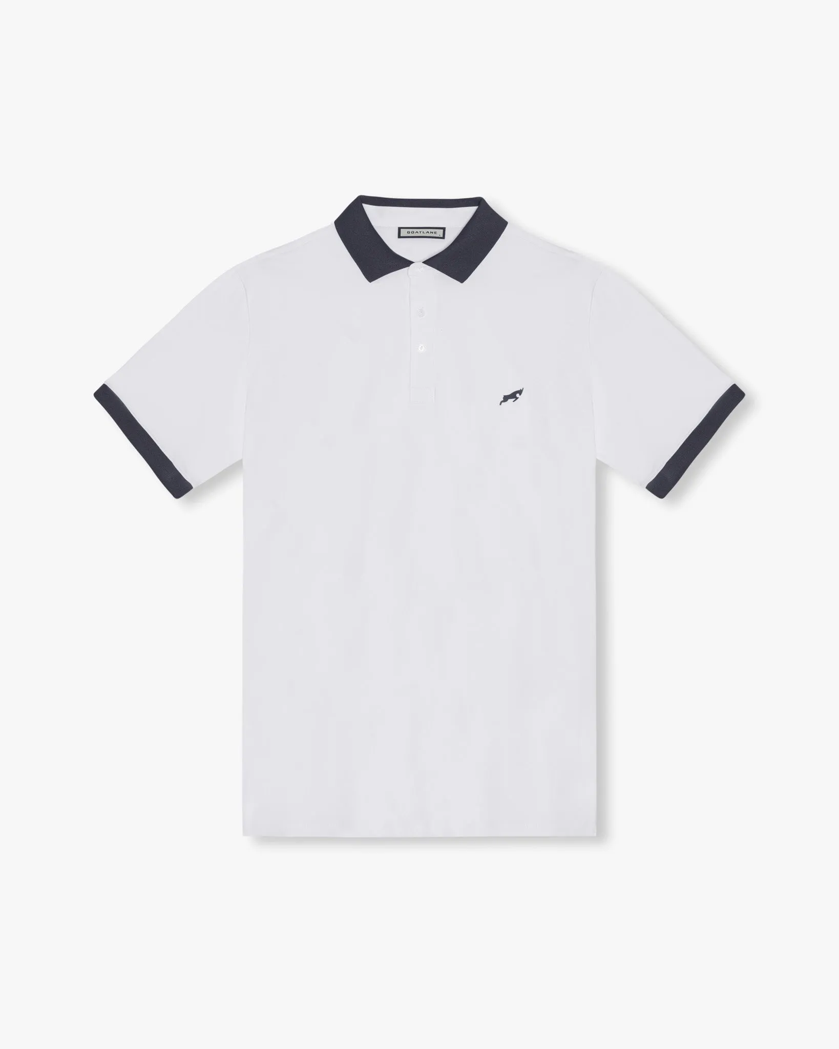Golf Tech Polo Navy Collar Elegant Top