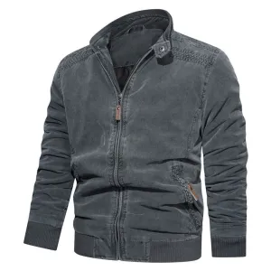 West Louis? Mens Spring Casual Fleece Tactical Bomber Jacket Dynamic Glow