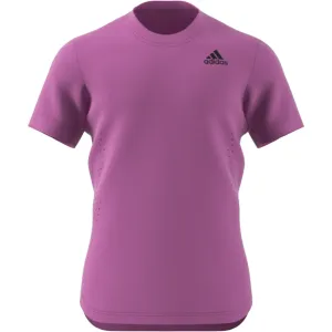 Adidas Tennis New York Free Lift T-Shirt - Semi Pulse Lilac Stylish Everyday Wear Bohemian