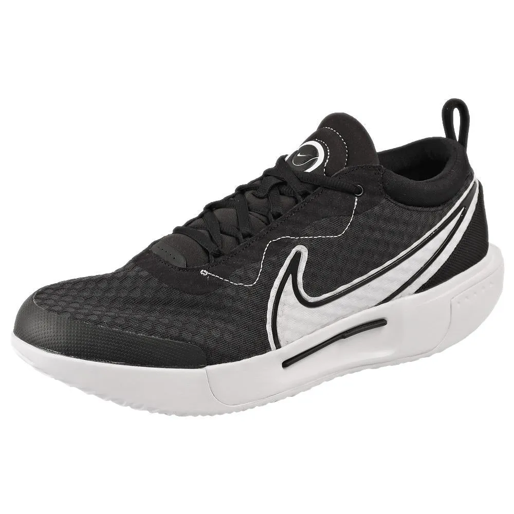 Teen Athletes Padded Ankle Support Nike Men's Court Zoom Pro - Black/White