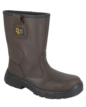 Comfort footbed Winter Warm Grafters Mens Waterproof Safety Rigger Boots