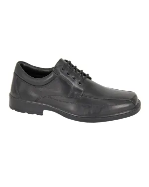 Roamers Mens Lace Up Comfort Casual Shoes Office Smart