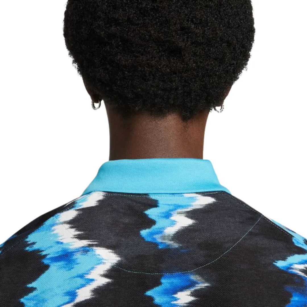 Everyday Layers Summer Comfort Nike Polo Men Printed Slim-Fit - Baltic Blue