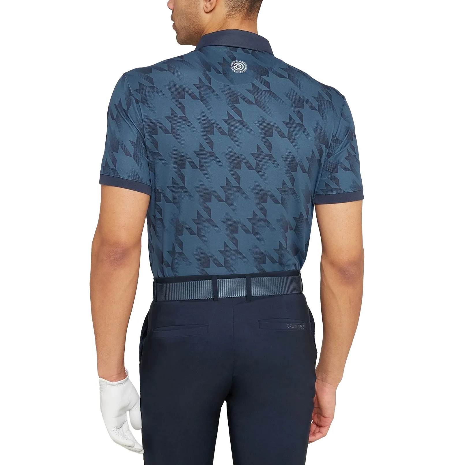 Galvin Green Miles Breathable Golf Polo Shirt - Moonlight Blue/Navy Perfect Layer