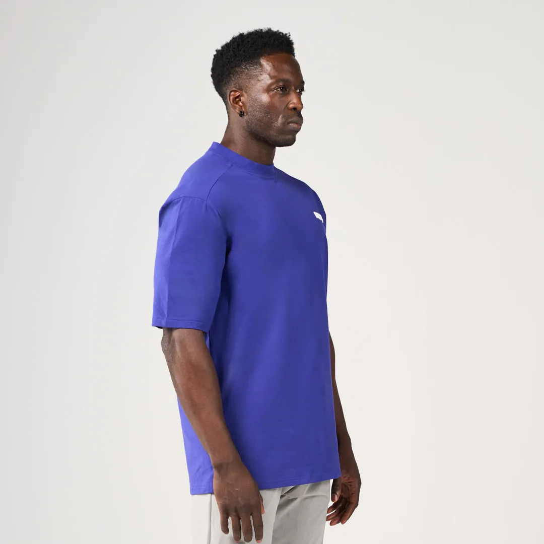 The Impossible Oversized T-Shirt - Indigo Blue Long sleeved warmth Moisture Management Fabric