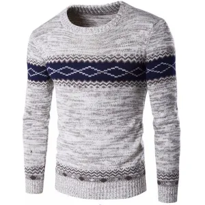 Myth Glow West Louis? Diamond Knitted Warm Sweater