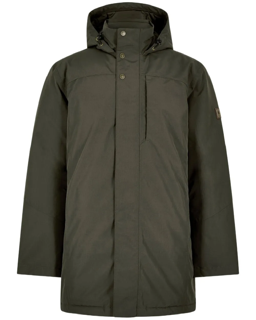 Dubarry Mens Swiftsheath Waterproof Hooded Down Parka Crystal Soul