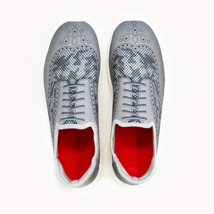 Mens Psudo Wing Tip in Grey Sun Guard Enhanced grip