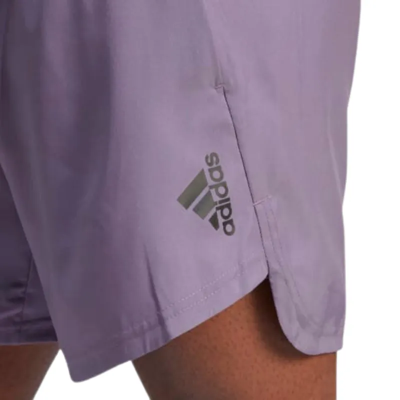Light Fit Wear Adidas Designed for Movement Men Tennis Shorts - Shadow Violet