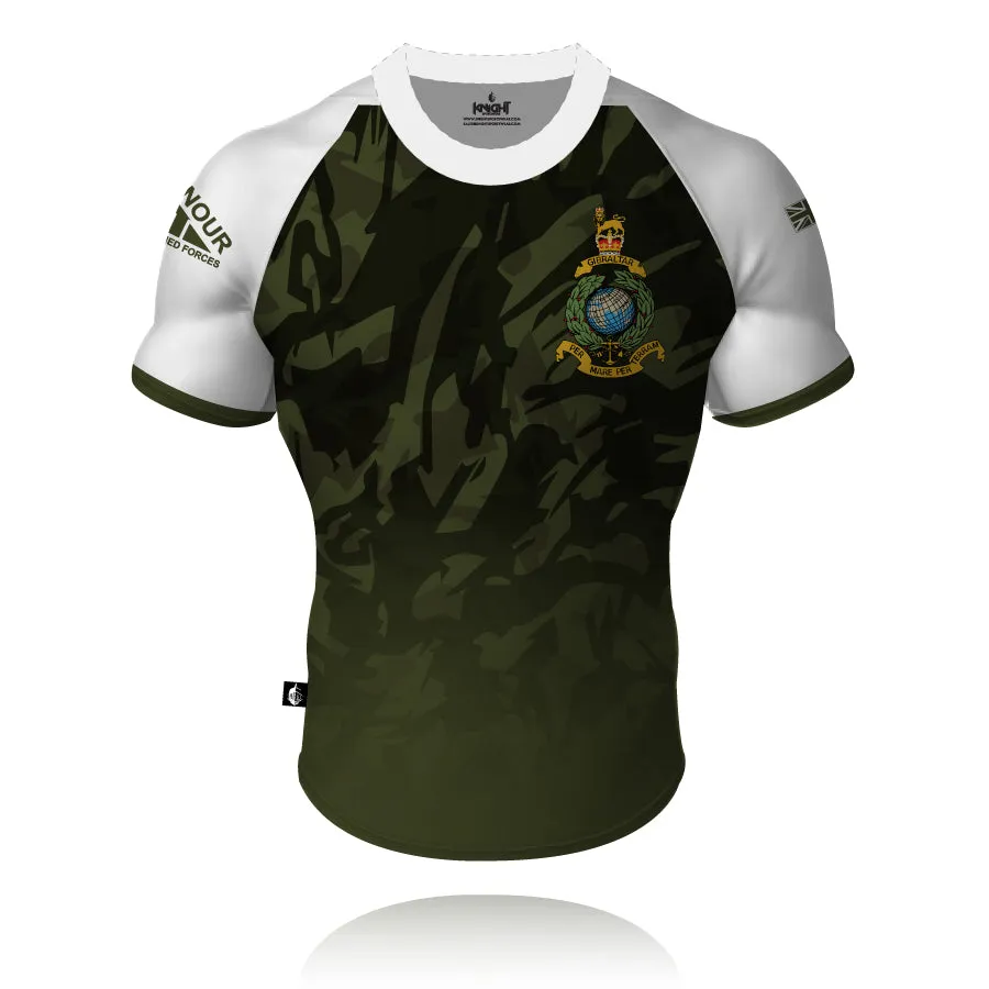 Royal Marines - Honour Our Armed Forces - Rugby/Training Shirt Cozy Wear Fit LightweightBlend