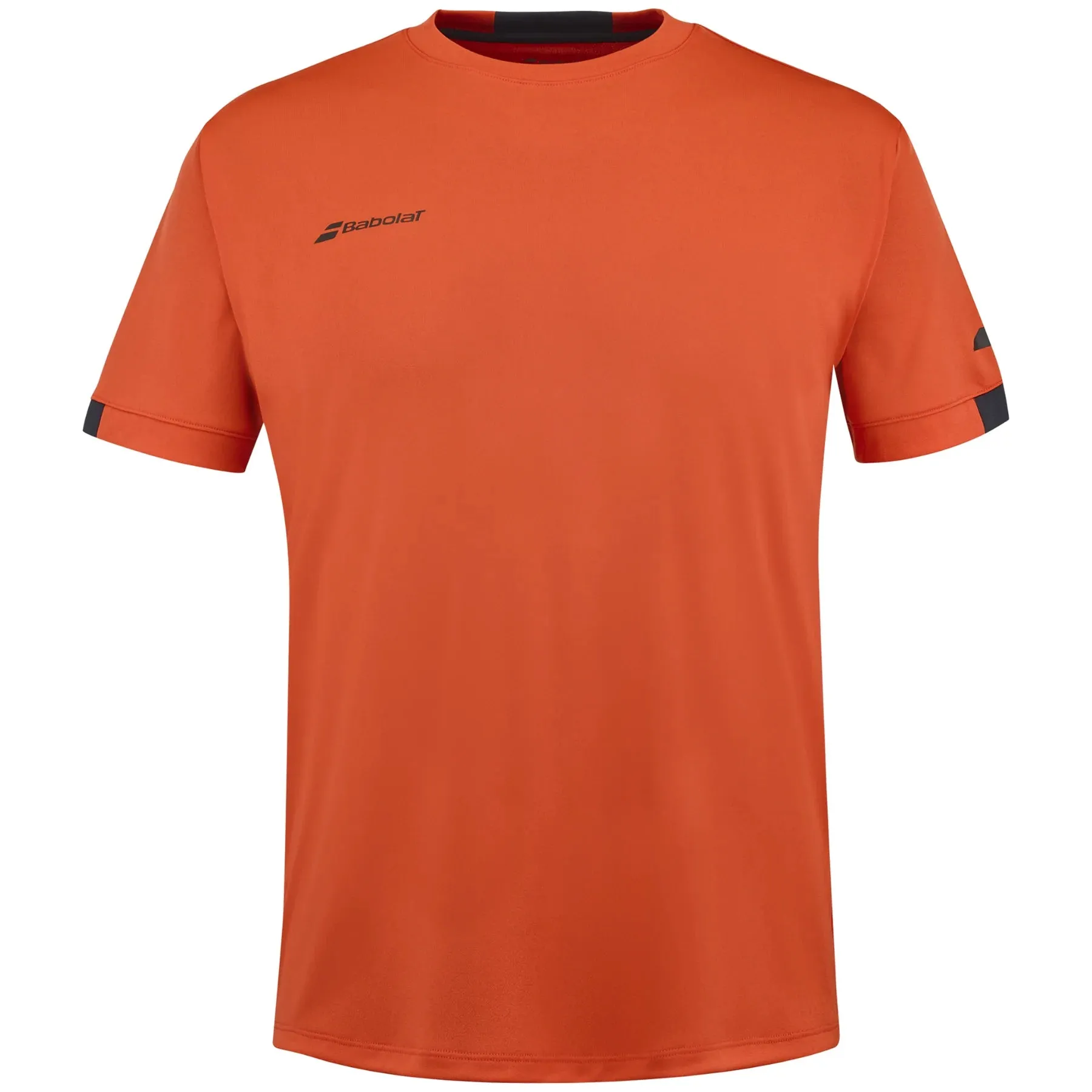 Buttery Soft Fabric Babolat Play Crew Neck Tee Man 5061 - Fiesta Red
