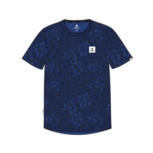 Mens Saysky Flower Combat T-Shirt Sleek Stretch Urban Fit