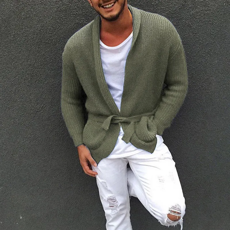 West Louis? Designer Knitted Cardigan Reinforced Stress Points