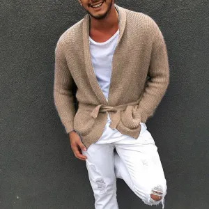 West Louis? Designer Knitted Cardigan 4Way Stretch Glass Fit