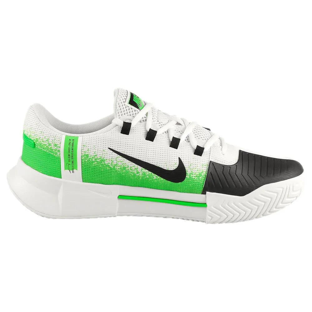 Nike Men's Air Zoom GP Challenge 1 - White/Poison Green Sock Liner Integration Foot Fit