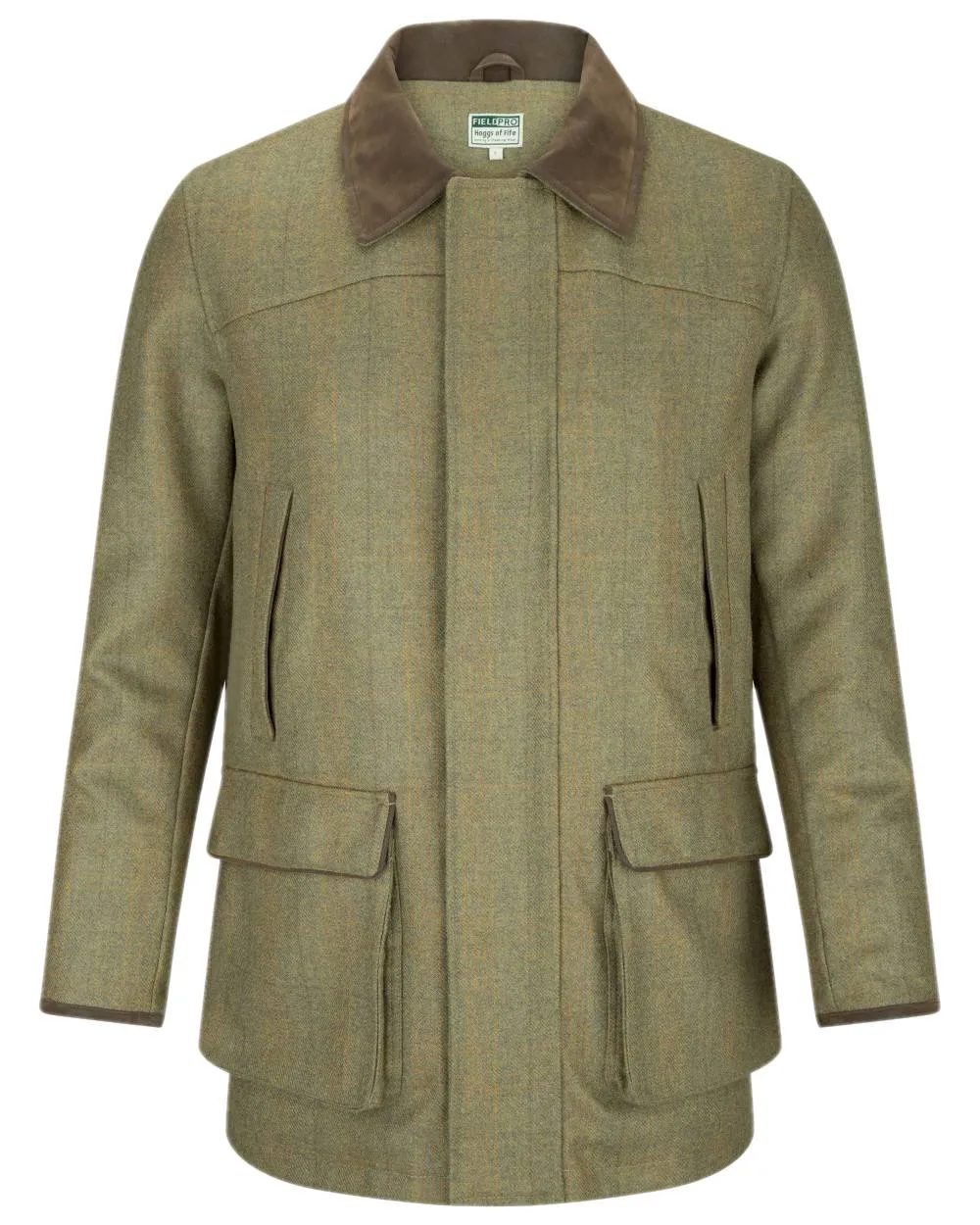 Hoggs of Fife Kinloch Technical Tweed Field Coat Flexible Waistline Sharp Look