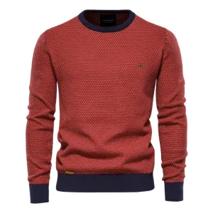Comfortable Tunic West Louis? Casual Warm High Quality O-Neck  Knitted Pullover