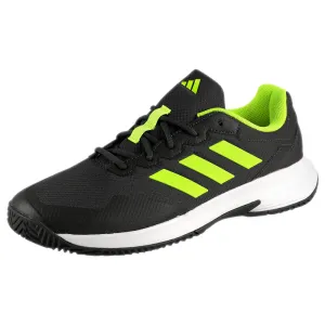 adidas Men's GameCourt 2 - Carbon/Lucid Lemon Responsive Cushioning System Athletic Design