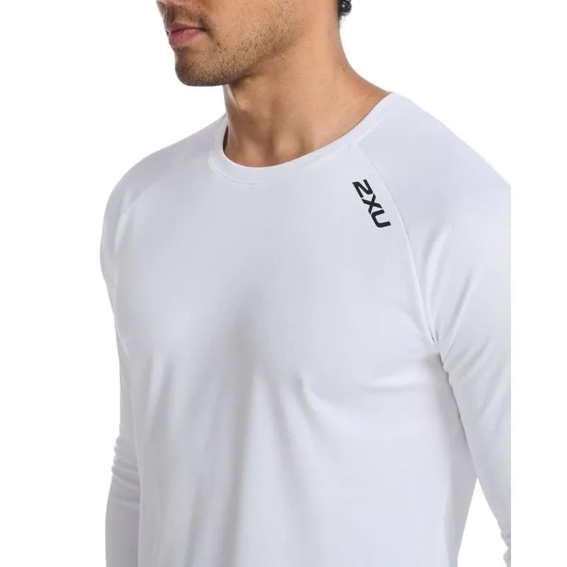 2XU Mens Aspire Longsleeve Running Top Effortless Vibe