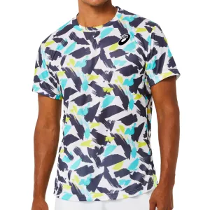 Asics Match Graphic SS Top 2022 - Brilliant White Classic Chic Classic Trend Look