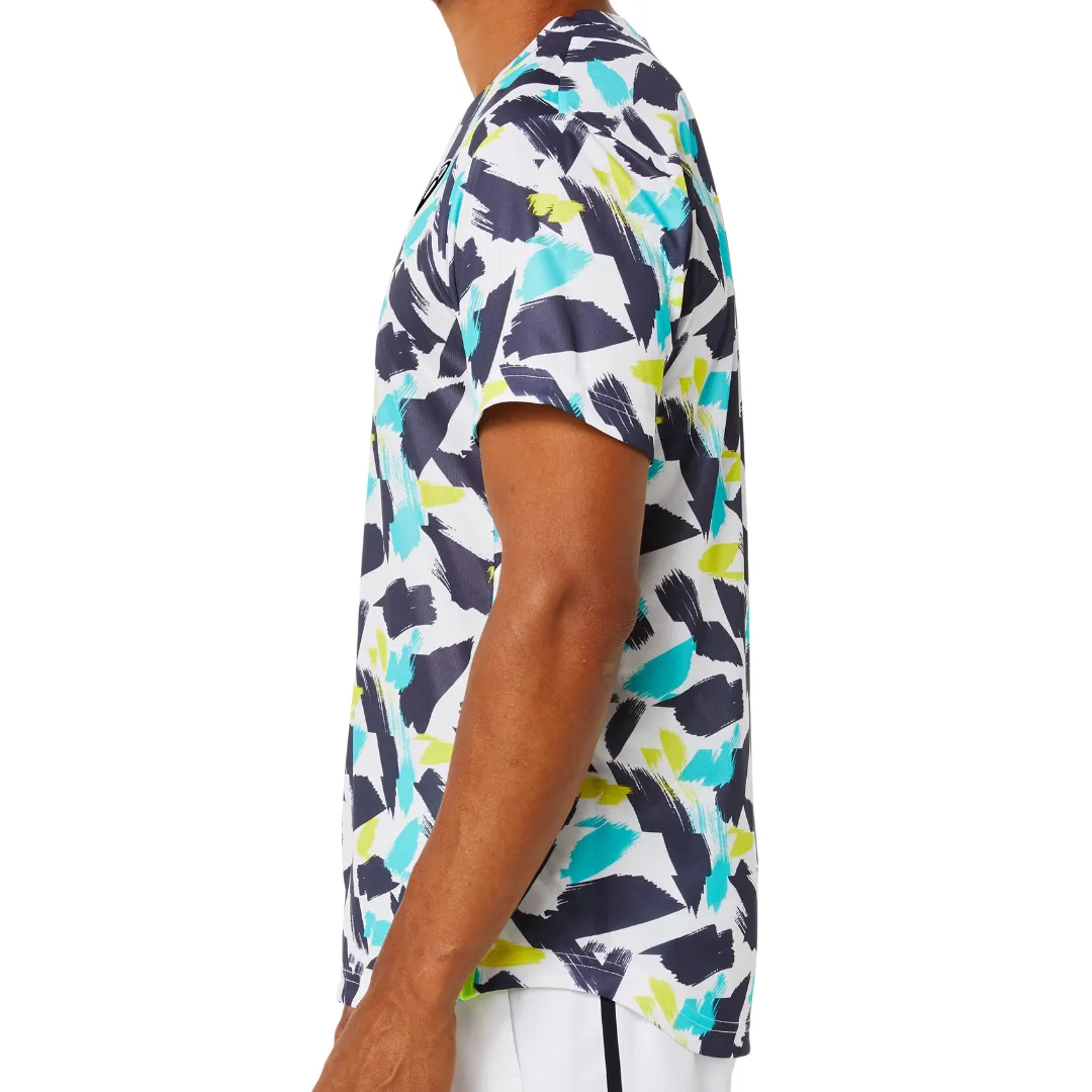 Casual Layers Personalized Asics Match Graphic SS Top 2022 - Brilliant White