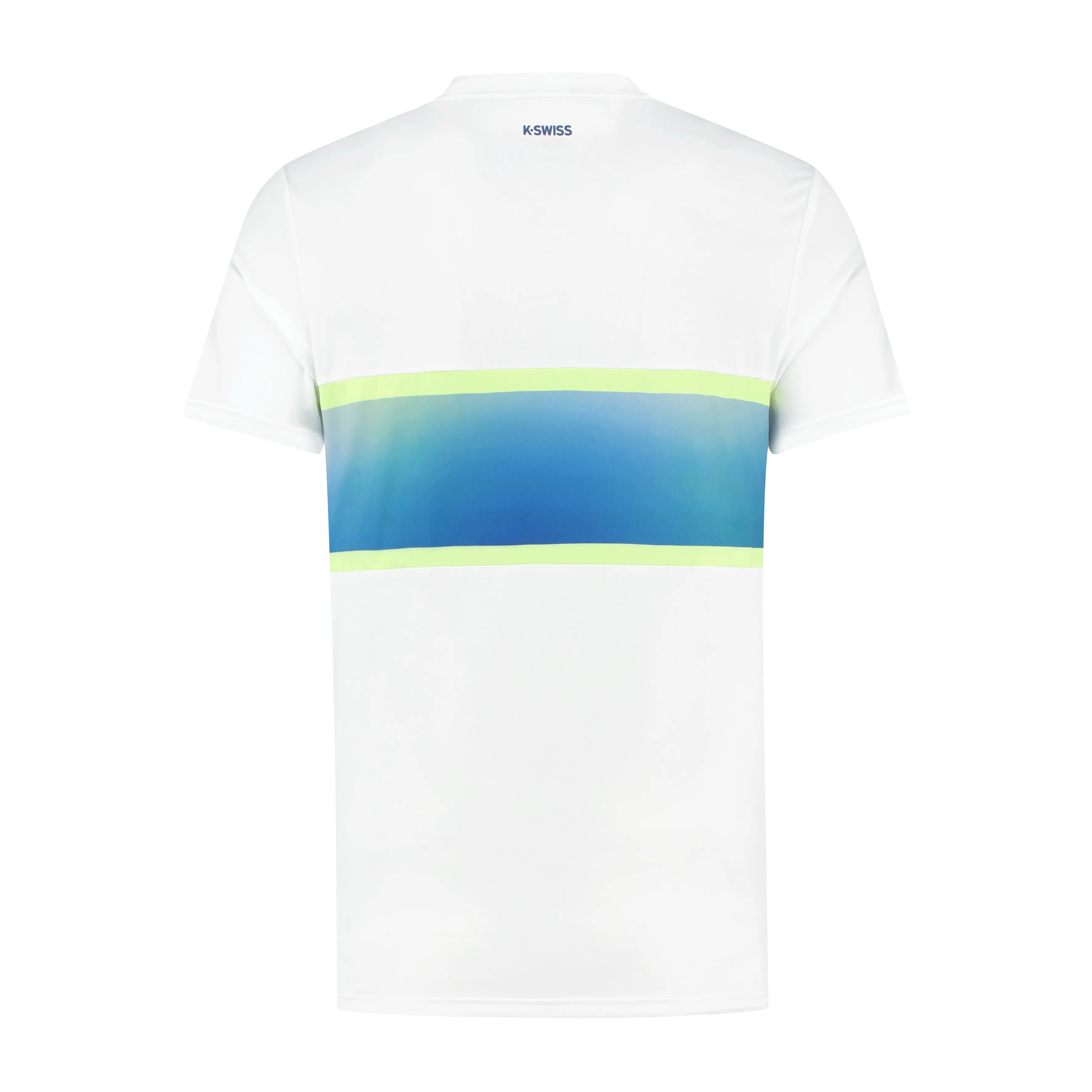 104241-175 | MENS HYPERCOURT EXPRESS CREW TEE 2 | WHITE / WEB BLUE Casual Layer Embroidered