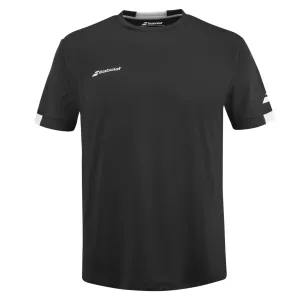 Comfortable fit Babolat Play Crew Neck Tee Man 2000 - Black/Black