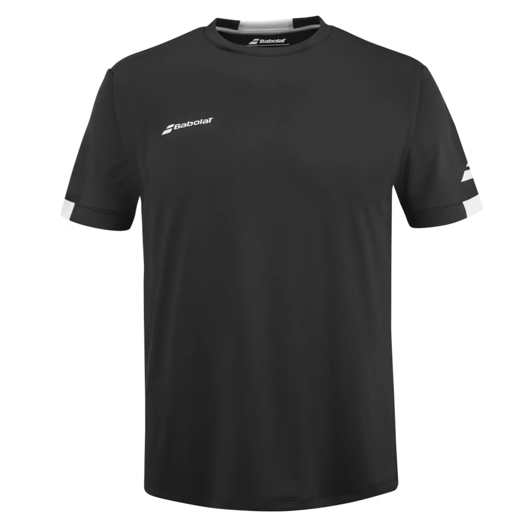 Comfortable fit Babolat Play Crew Neck Tee Man 2000 - Black/Black