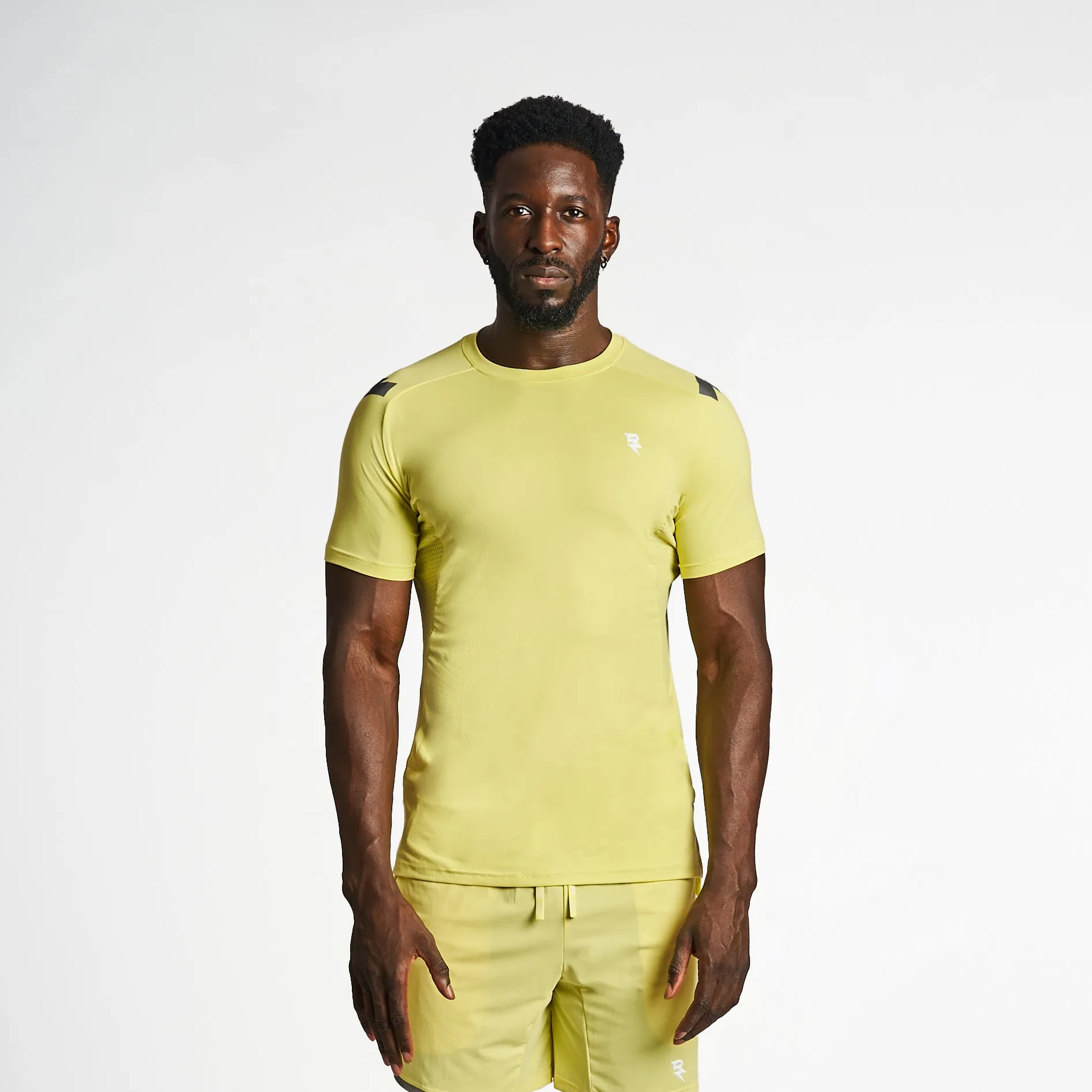 Active Comfort Style Mesh Performance T-Shirt - Canary Yellow