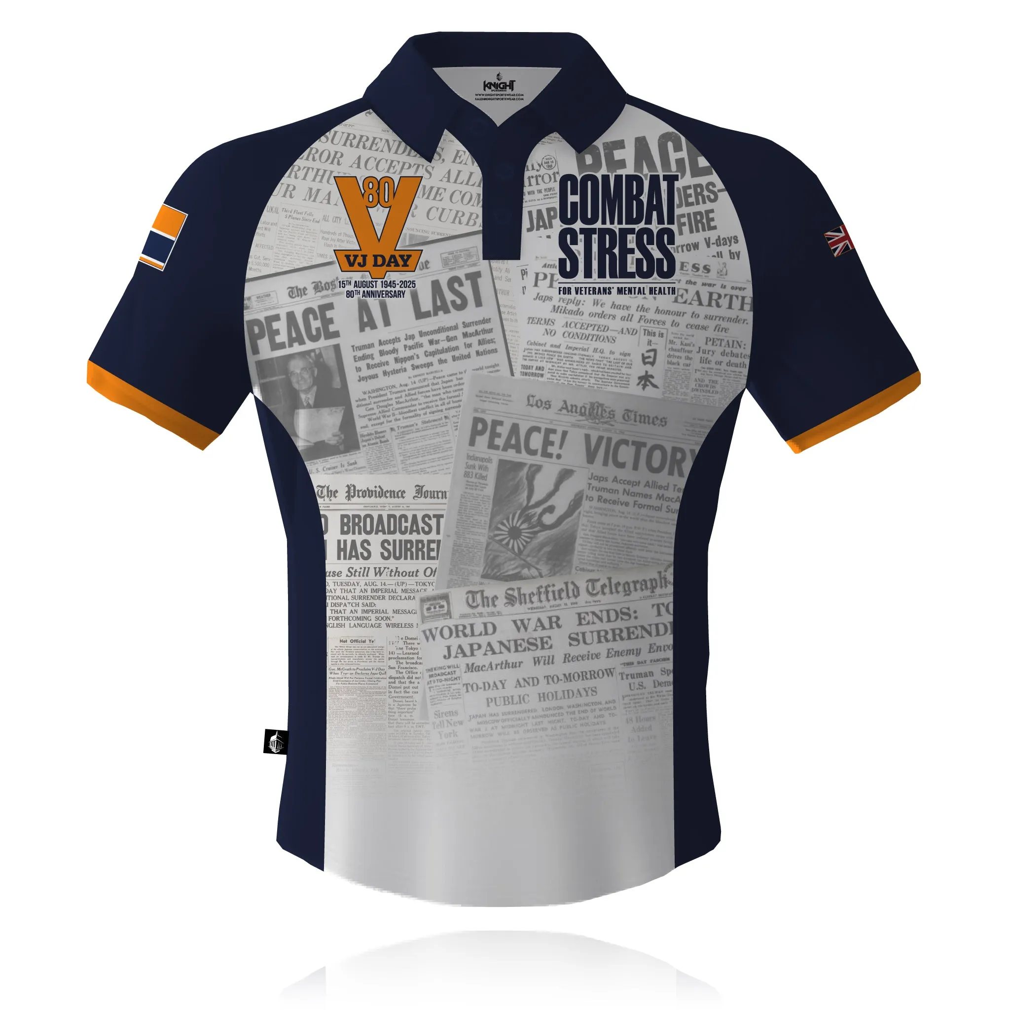 Combat Stress - VJ-Day 80 - Tech Polo Outdoor Ready