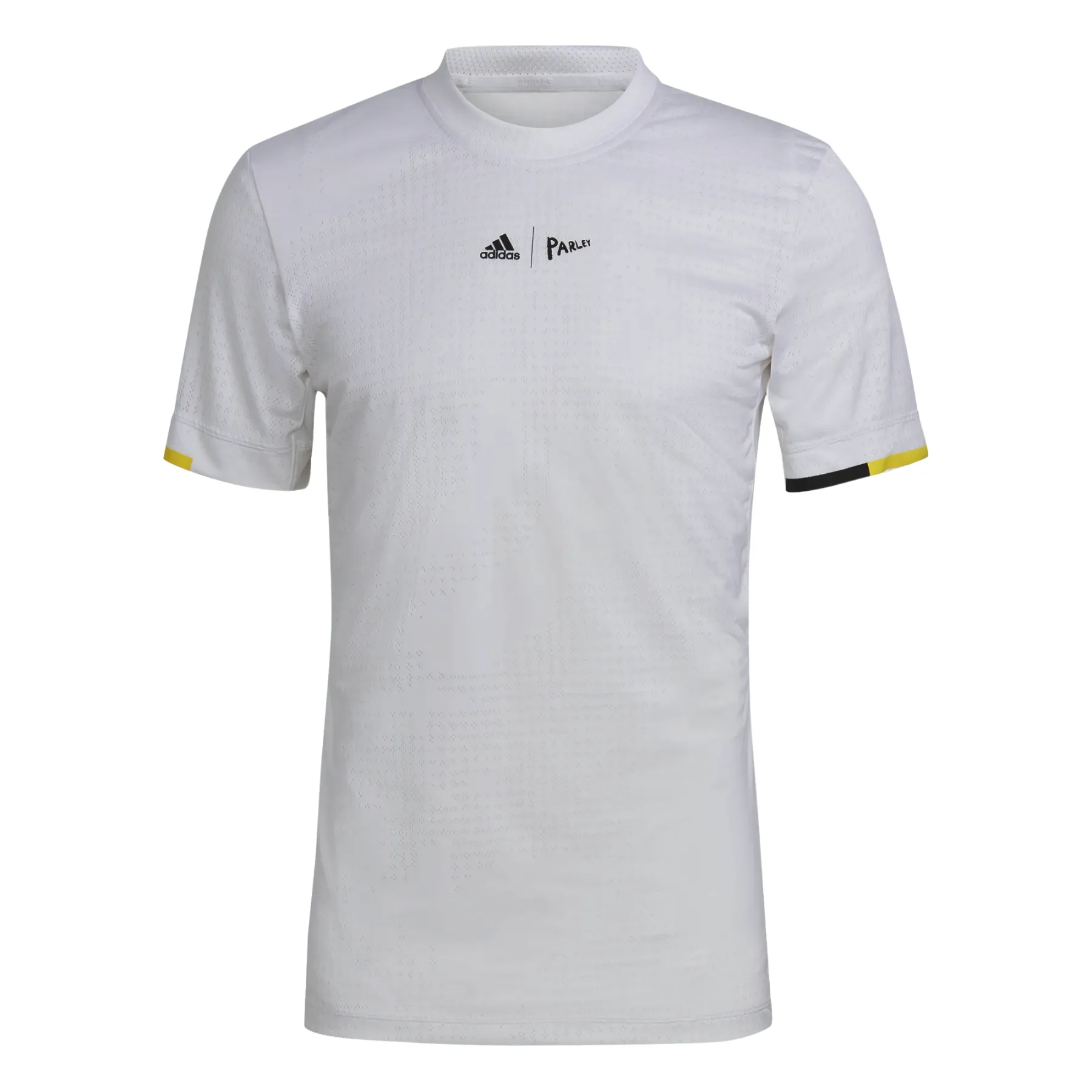 Biodegradable Textile Natural Fiber Blend Adidas Tennis London Free Lift T-Shirt - White