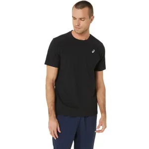 ASICS Mens Spiral Embroidery Tee UV Protective Fabric