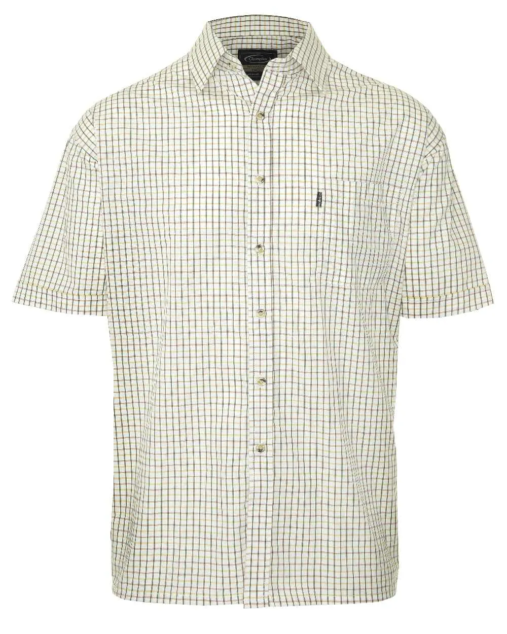 Champion Tattersall Short Sleeved Shirt Year-Round Wear Affordable Fashion