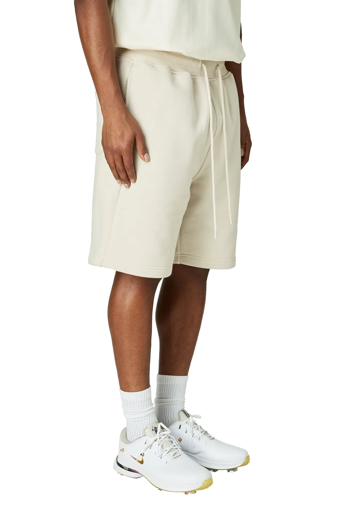 Stretchable Waistband Static Free Finish Core Fleece Shorts