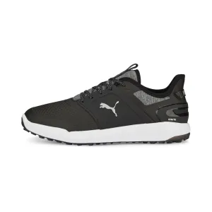 AnkleSupport Comfort Breeze IGNITE ELEVATE Spikeless Golf Shoes | Puma Black / Puma Silver