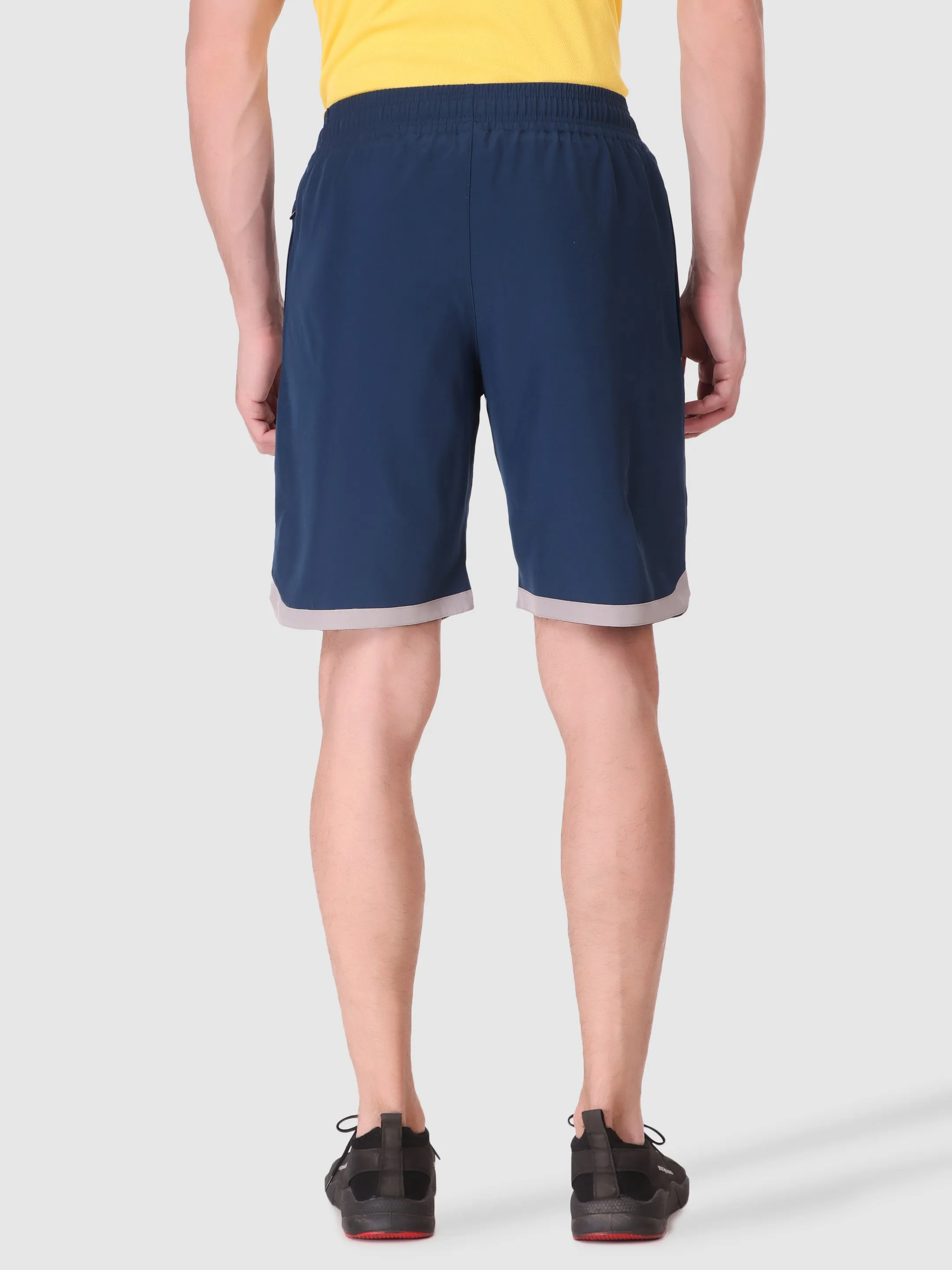 cycling outfit Multi Directional Flex Men's Securely Pocketed Active Shorts - Airforce