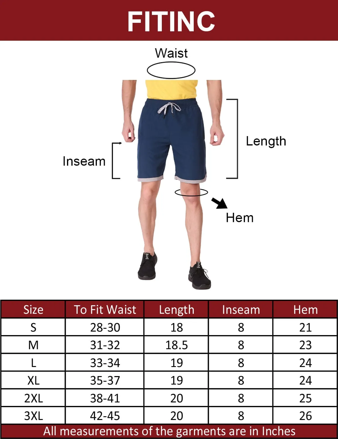 Men's Securely Pocketed Active Shorts - Airforce Quick Fit Style