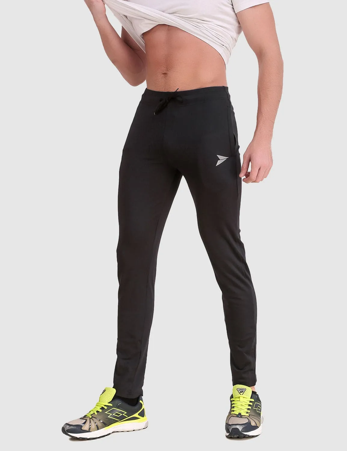Fashion Comfort Wear Pro-Flex Slim Fit Track Pant - Black
