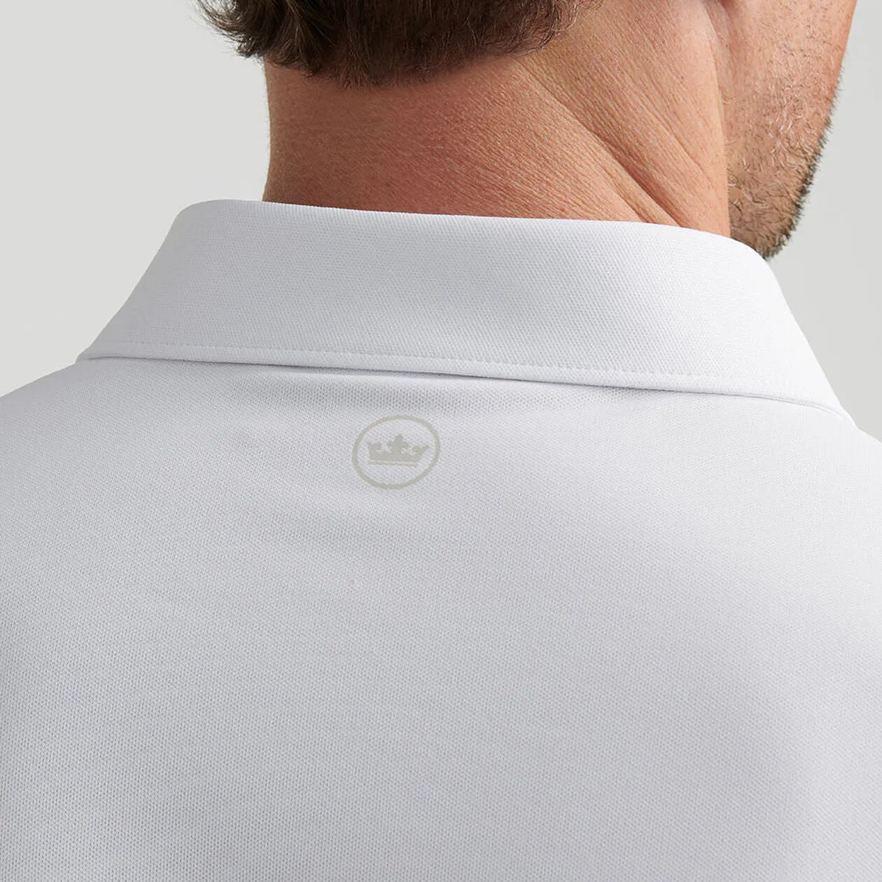 All-Season Wear Peter Millar Soul Performance Mesh Golf Polo Shirt - White