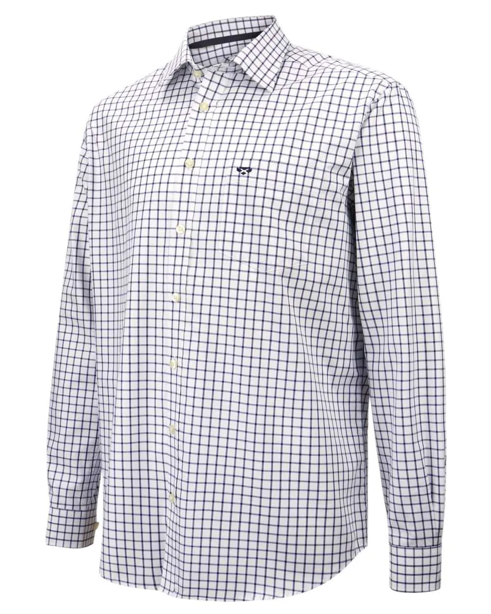 Hoggs of Fife Turnberry Cotton Twill Shirt Breathable Cotton