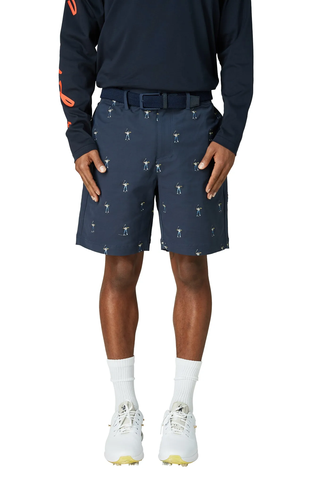 Mood Wear Embroidered Woven Short