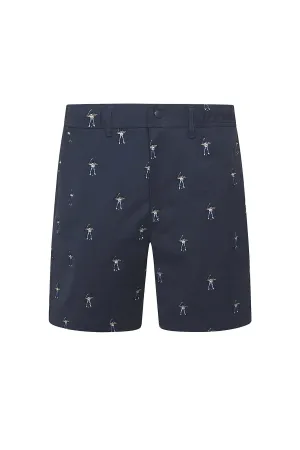 Eco Conscious Packaging Versatile Layering Capability Embroidered Woven Short