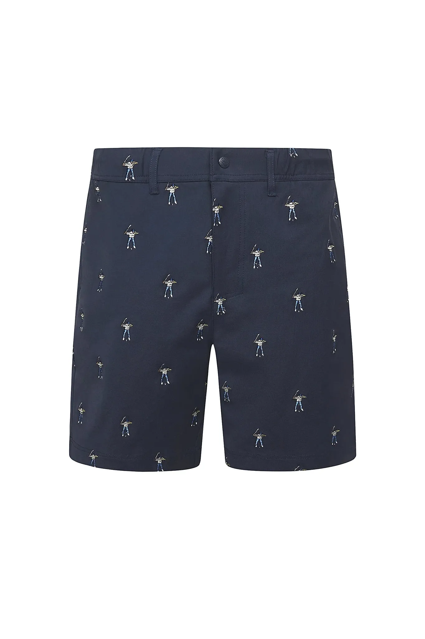 Eco Conscious Packaging Versatile Layering Capability Embroidered Woven Short