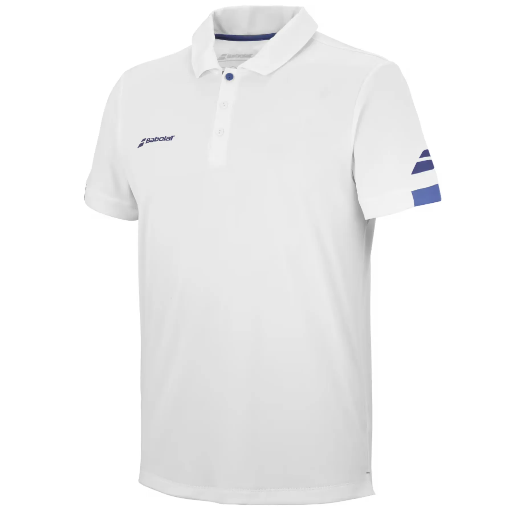 Babolat Play Polo Men 1000 - White/White Preppy Vibe