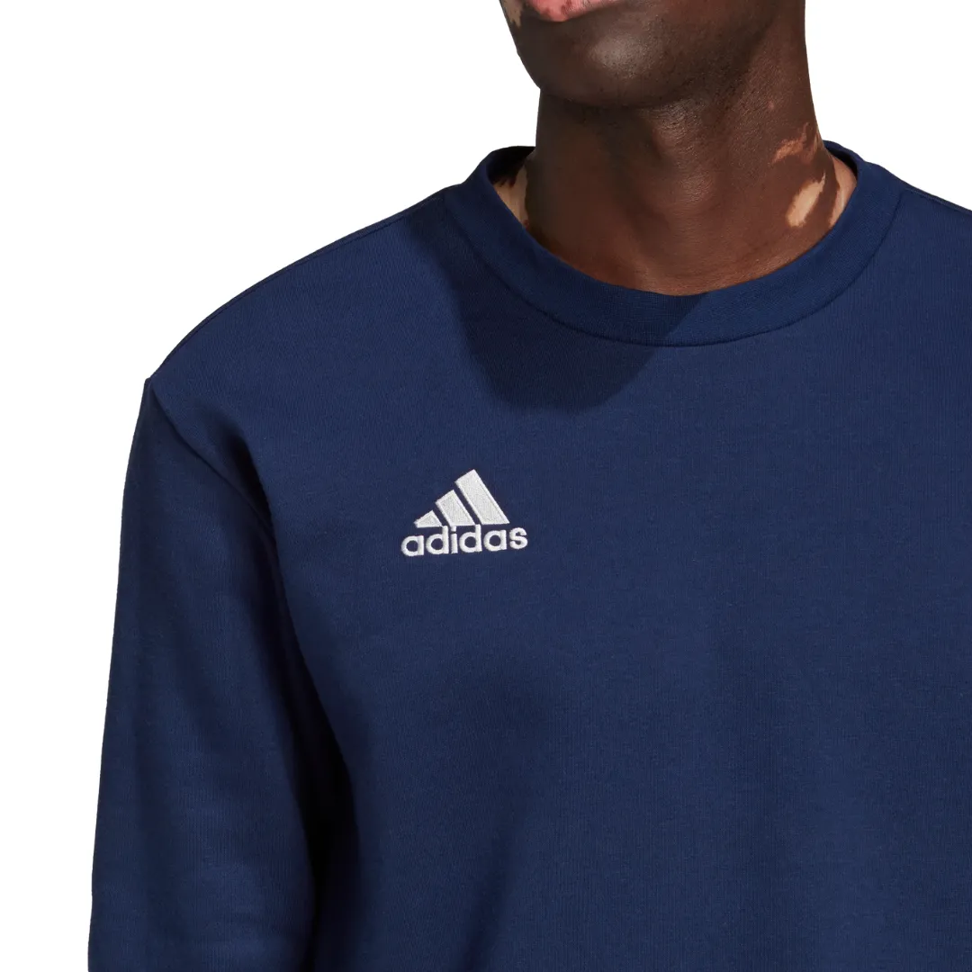 Adidas Entrada 22 Sweatshirt - Blue Essential Relaxed color fast