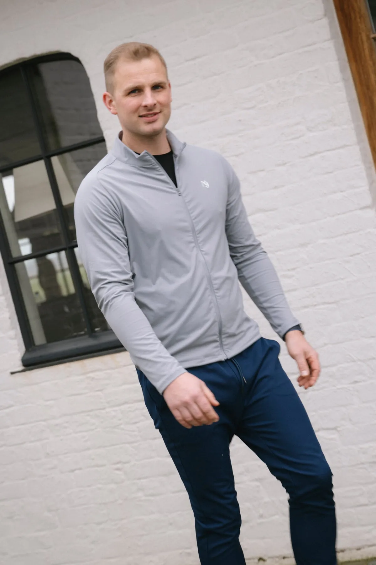 Lounge Style Mr. Rafal  Full Zip - Gray