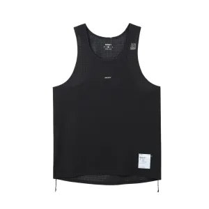 No Shrink Fabric Sustainable Textile Mens Satisfy Space-O Running Singlet