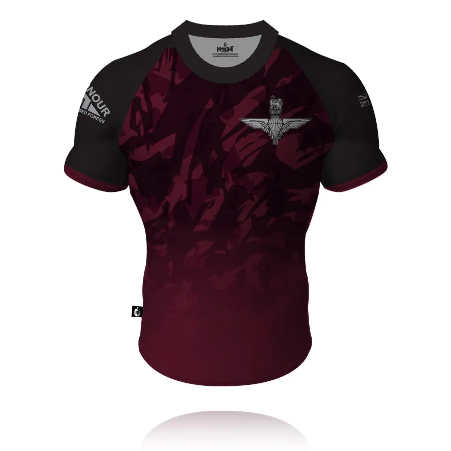 Street Smart Stylish Casual Parachute Regiment - Honour Our Armed Forces - Rugby/Training Shirt