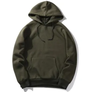 dry cleanable Warm Outfit West Louis? Casual Solid Hoodie