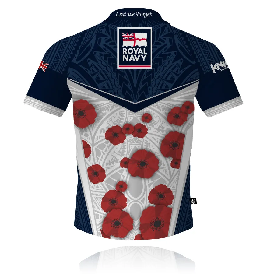 Honour Our Armed Forces - Royal Navy Remembrance - Tech Polo Everyday Layers